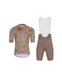 HOLOKOLO κοντή φανέλα και κοντό παντελόνι - SPARROVER - καφέ